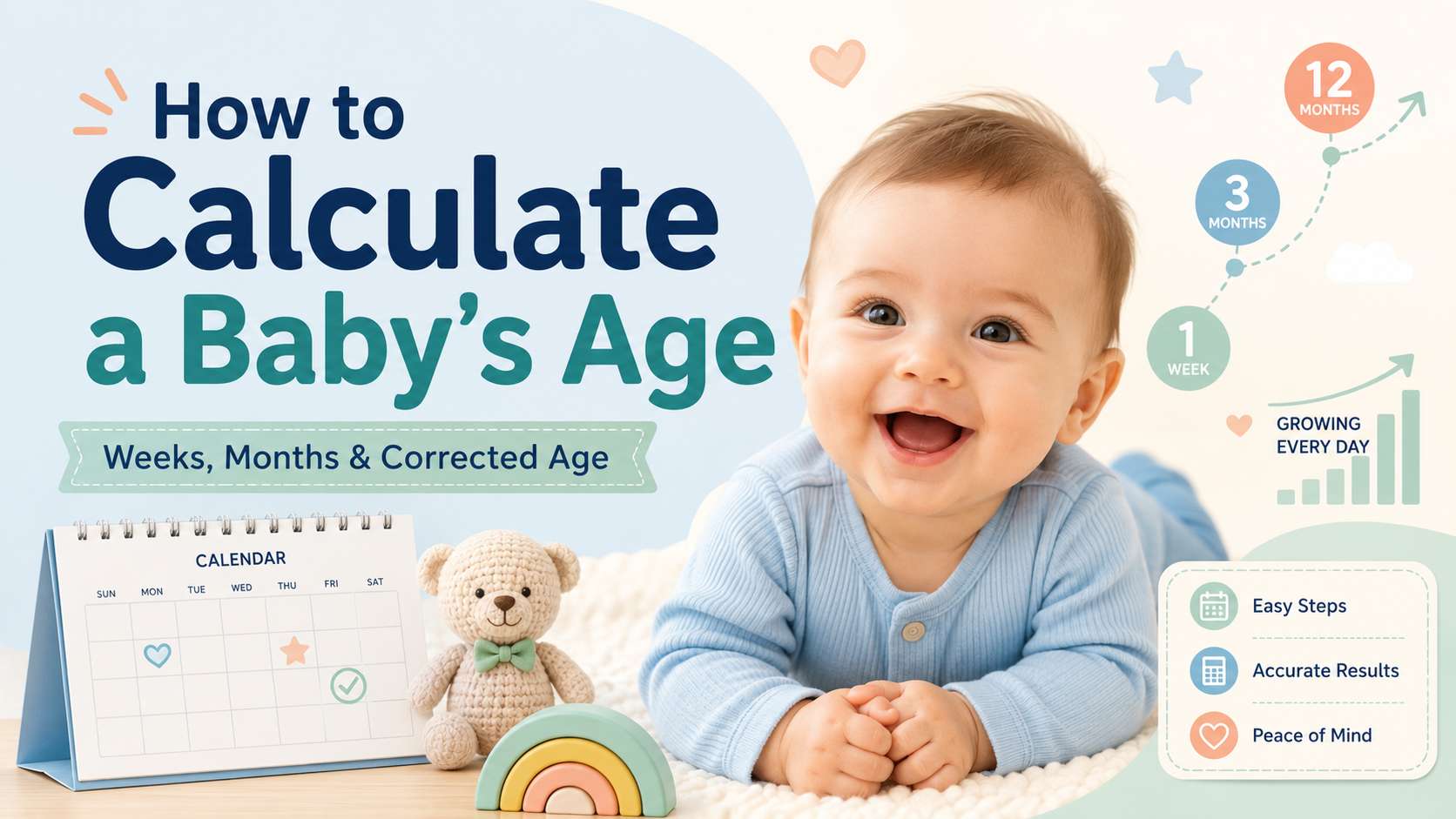 How to Calculate a Baby’s Age in Weeks and Months