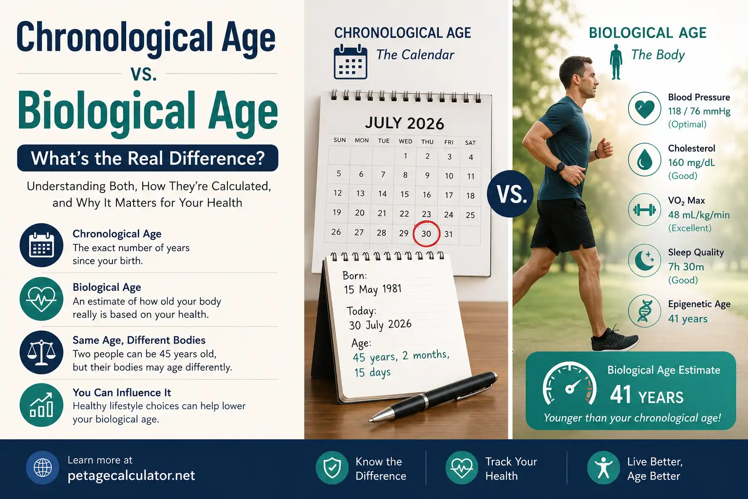 Chronological Age vs Biological Age: What’s the Difference?